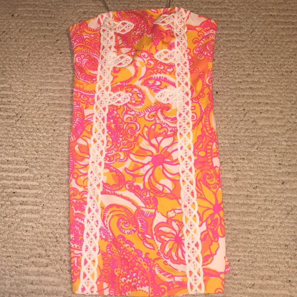 Strapless Lilly Pulitzer dress